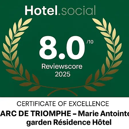 Apartment Arc De Triomphe -marie Antoinette Garden Paris
